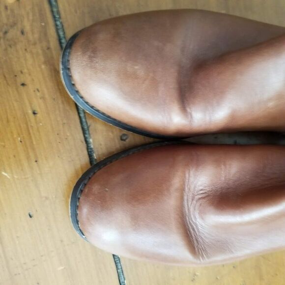 COACH Leather Riding Boots, Size 6 B, Micha Wide Calf - Picture 5 of 13